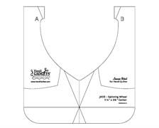 Handi Quilter Accessories - Ruler - Jade Spinning Wheel 3.75"  Centre